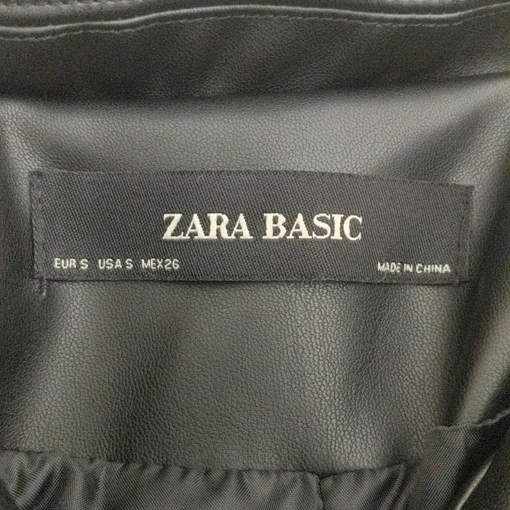 Zara faux leather jacket perfect condition - Picture 2 of 4